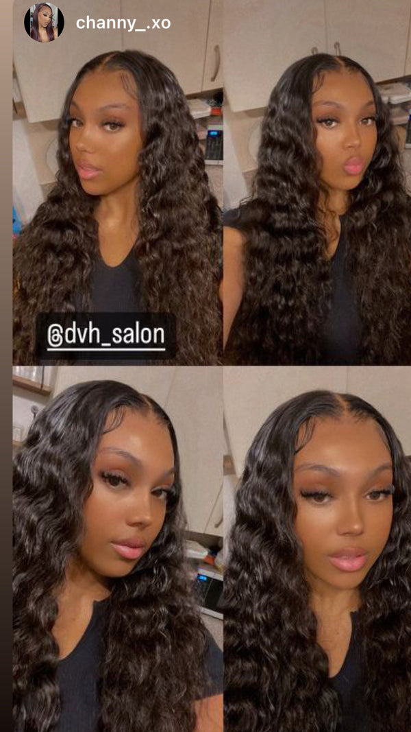 DVH Loose Wave Curly Wigs(Lace Frontal)