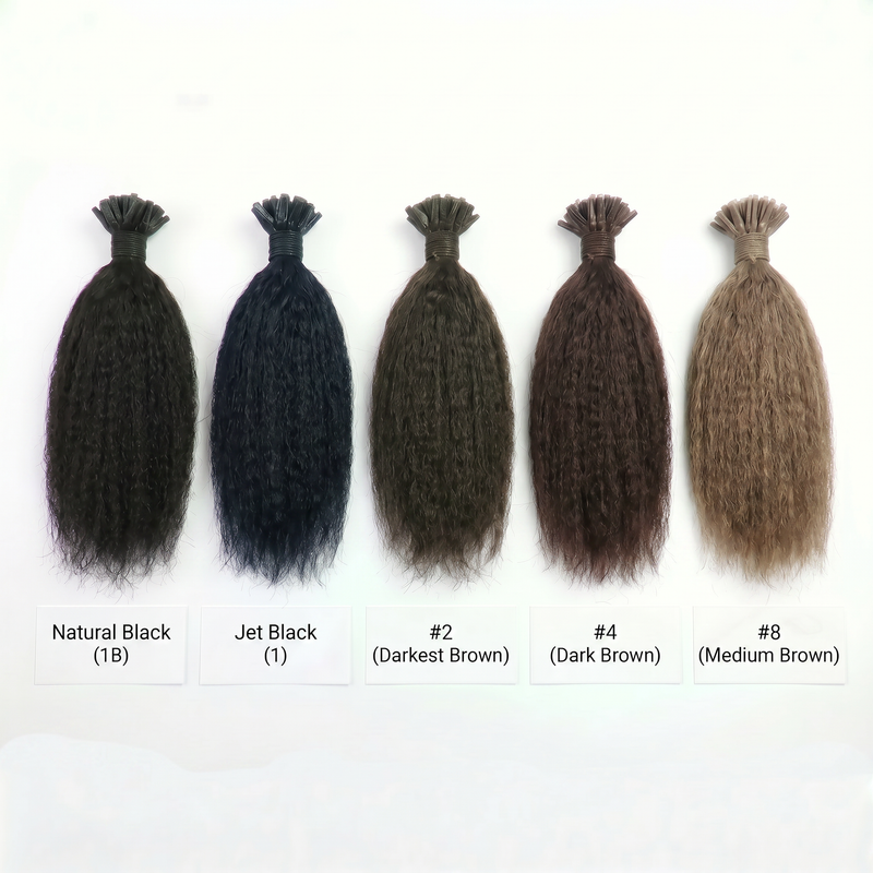 DVH Kinky Straight Keratin Bond (K-Tip) Hair Extensions