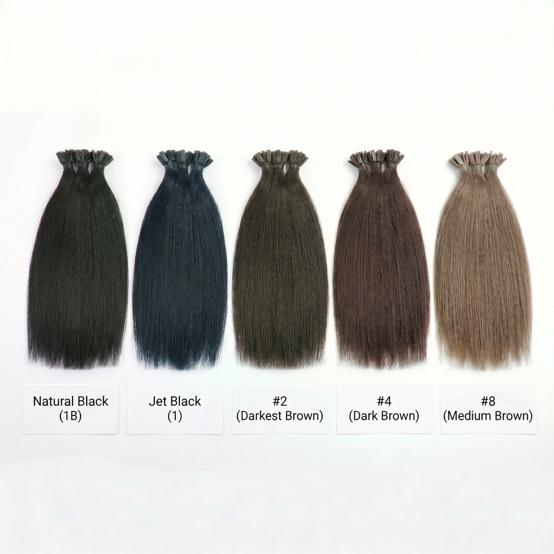 DVH Yaki Straight Keratin Bond (K-Tip) Hair Extensions