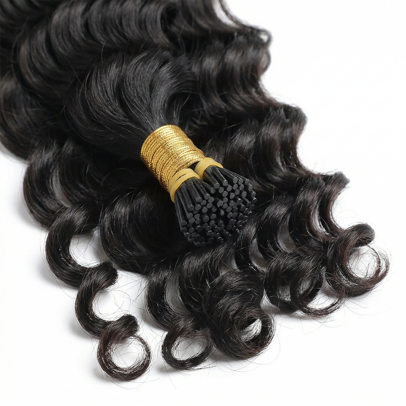 DVH Loose Wave Curly Micro Ring (I-Tip) Hair Extensions