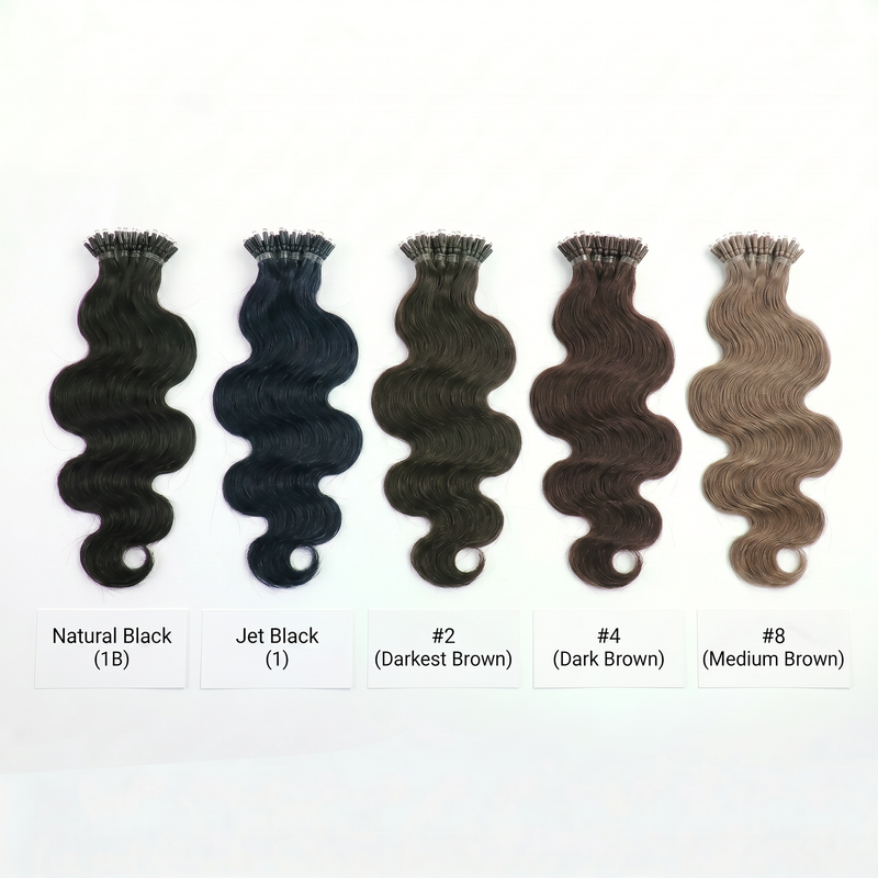 DVH Body Wave Micro Ring (I-Tip) Hair Extensions