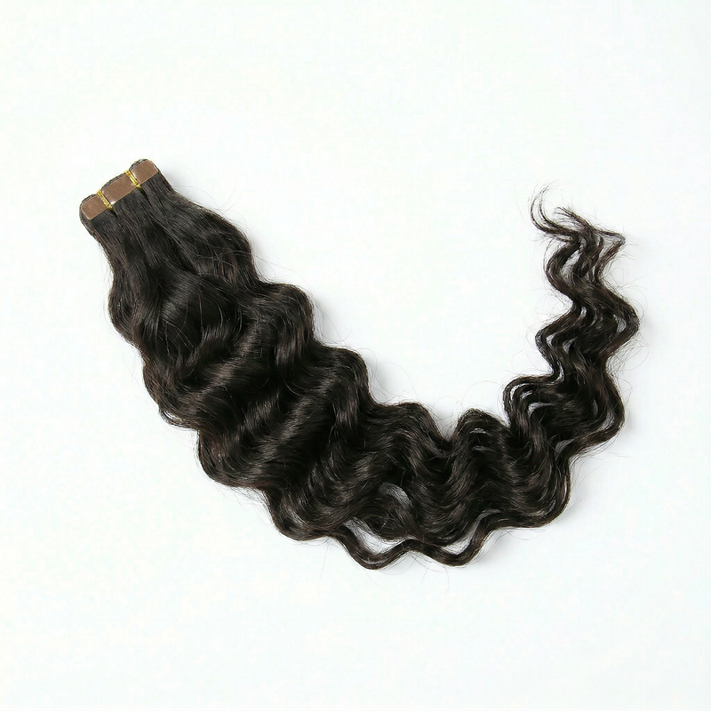 DVH Virgin Loose Wave Curly Tape In Extensions