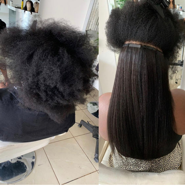 DVH Virgin Yaki Straight Tape In Extensions
