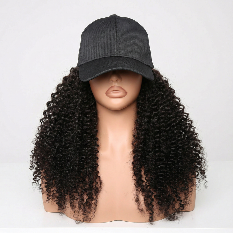 DVH Kinky Curly Hat Wig