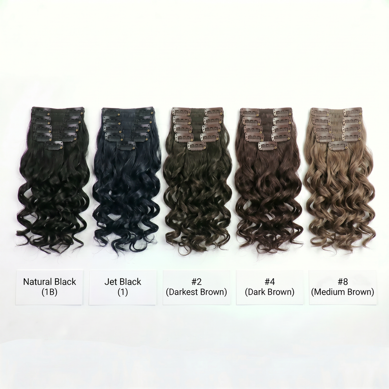 DVH Raw Seamless Deep Wave Clip In Extensions