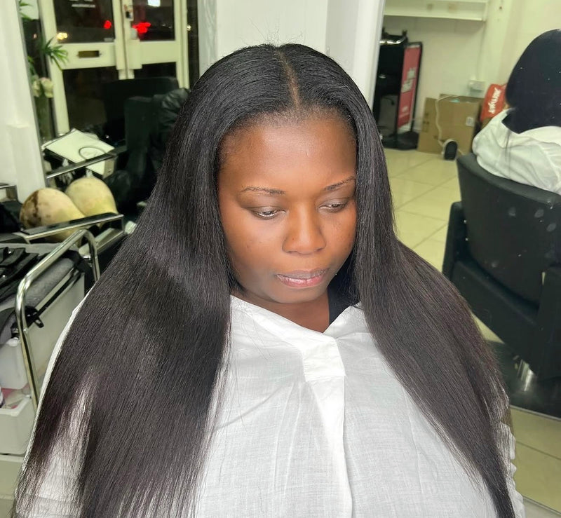 Virgin Yaki Straight Weft Extensions