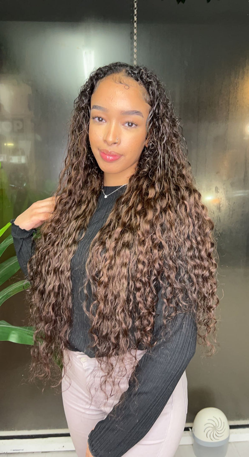 Raw Loose Wave Curly Weft Extensions