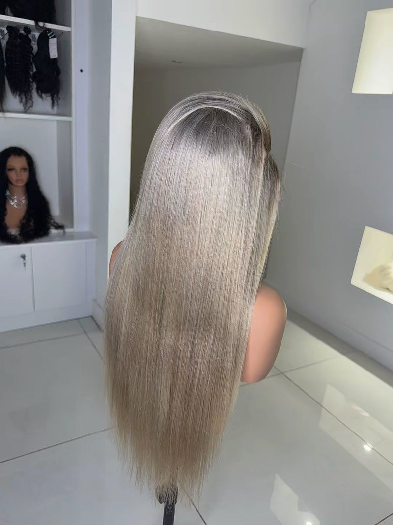 River – Blonde Straight 13x6 HD Lace Frontal Wig (26” Custom Unit)