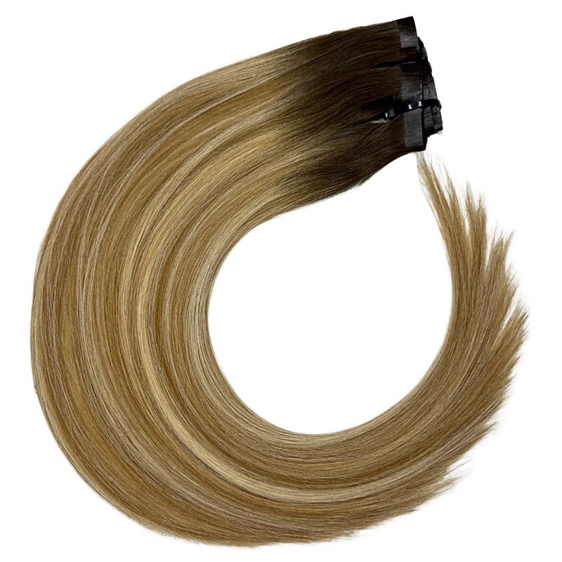 DVH Raw Highlights Straight Seamless Clip In's Extensions