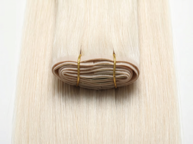 DVH Raw Seamless Blonde Straight Clip In Extensions