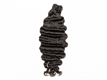Raw Indian Curls Weft Extensions