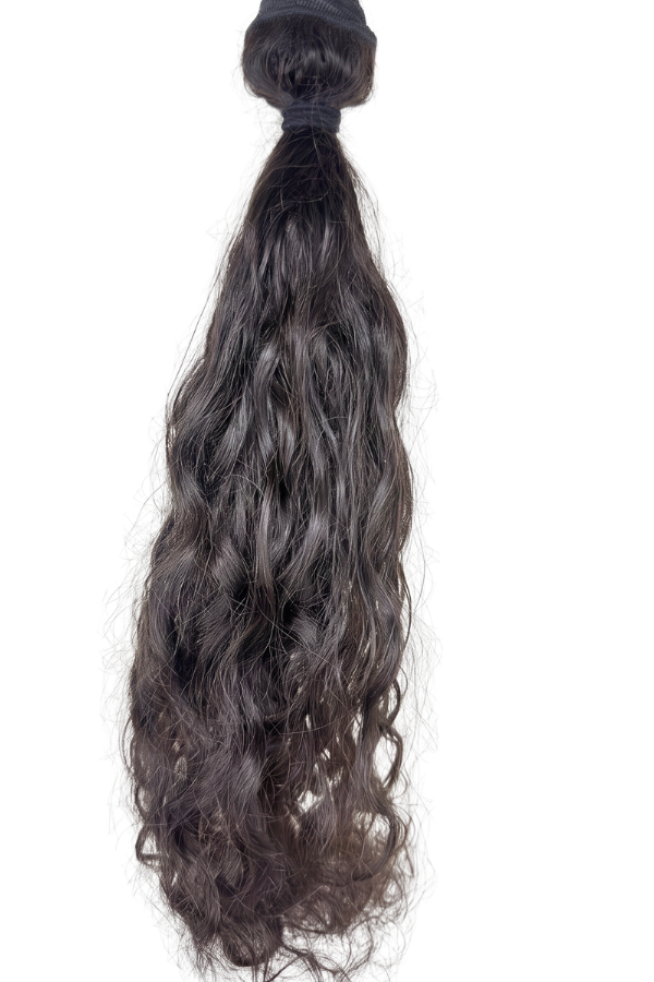Virgin Natural Wave Machine Weft Extensions