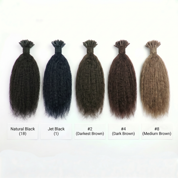DVH Kinky Straight Micro Ring (I-Tip) Hair Extensions
