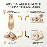 DVH Straight Blonde Ponytail (Wraparound)