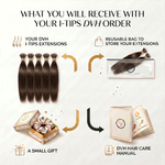 DVH Yaki Straight Micro Ring (I-Tip) Hair Extensions