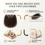 DVH Virgin Deep Wave Tape In Extensions