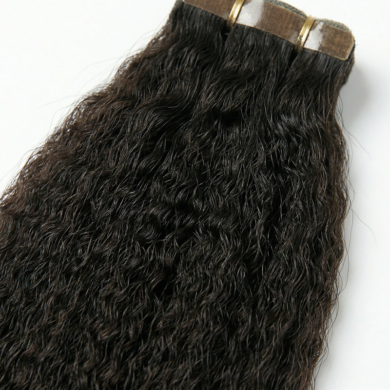 DVH Virgin Kinky Straight Tape In Extensions