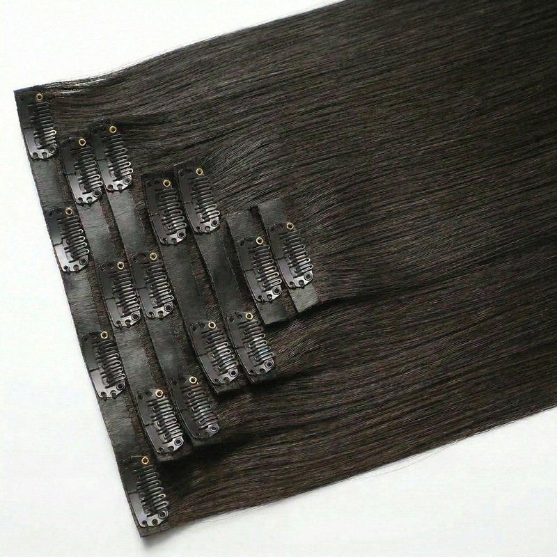 DVH Virgin Yaki Straight Clip in's Extensions