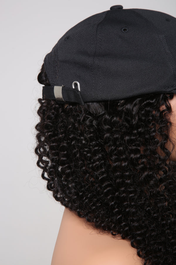 DVH Kinky Curly Hat Wig