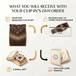 DVH Virgin Straight Clip in's Extensions