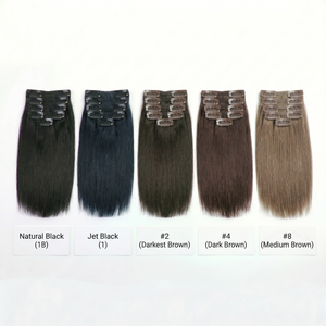 DVH Raw Seamless Straight Clip In Extensions