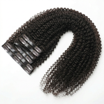 DVH Virgin Kinky Curly Clip in's Extensions