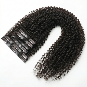 DVH Virgin Kinky Curly Clip in's Extensions
