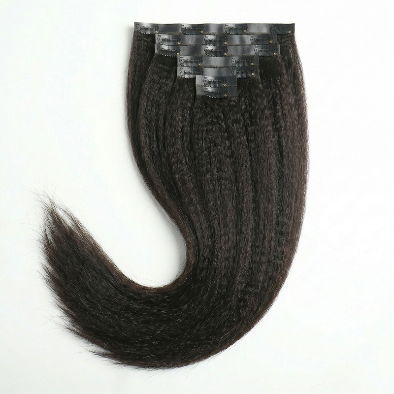 DVH Raw Seamless Kinky Straight Clip In Extensions