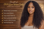 Virgin Kinky Curly Weft Extensions