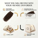 Raw Natural Wave Weft Extensions
