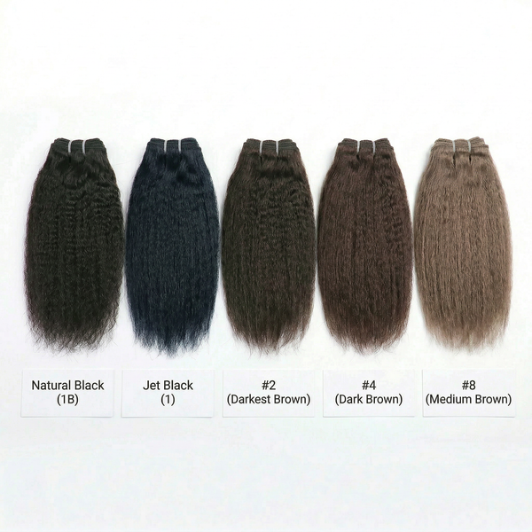 Raw Kinky Straight Weft Extensions