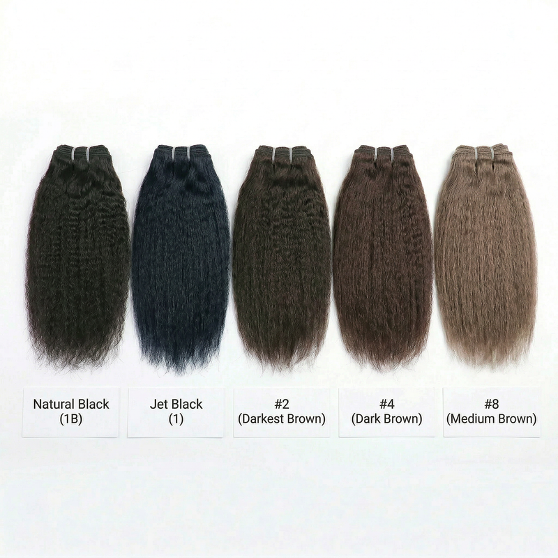 Raw Kinky Straight Weft Extensions