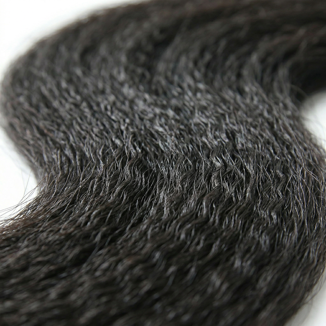 Raw Kinky Straight Weft Extensions