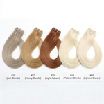 Raw Blonde Straight Weft Extensions