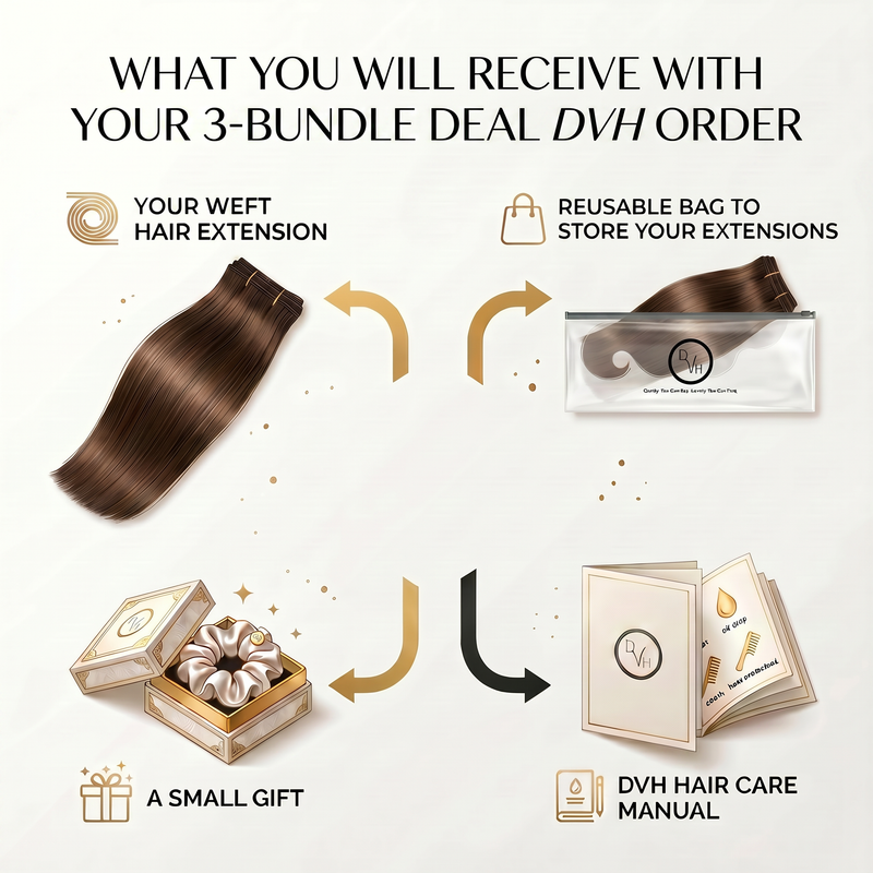 3 Virgin Bundle Deal – Weft Extensions