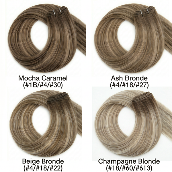 DVH Raw Highlight Blend Extensions(Machine weft)