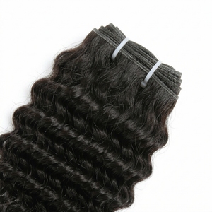 Virgin Deep Wave Curly Genius Weft Extensions