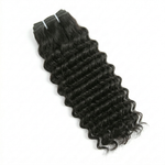 Virgin Deep Wave Curly Genius Weft Extensions