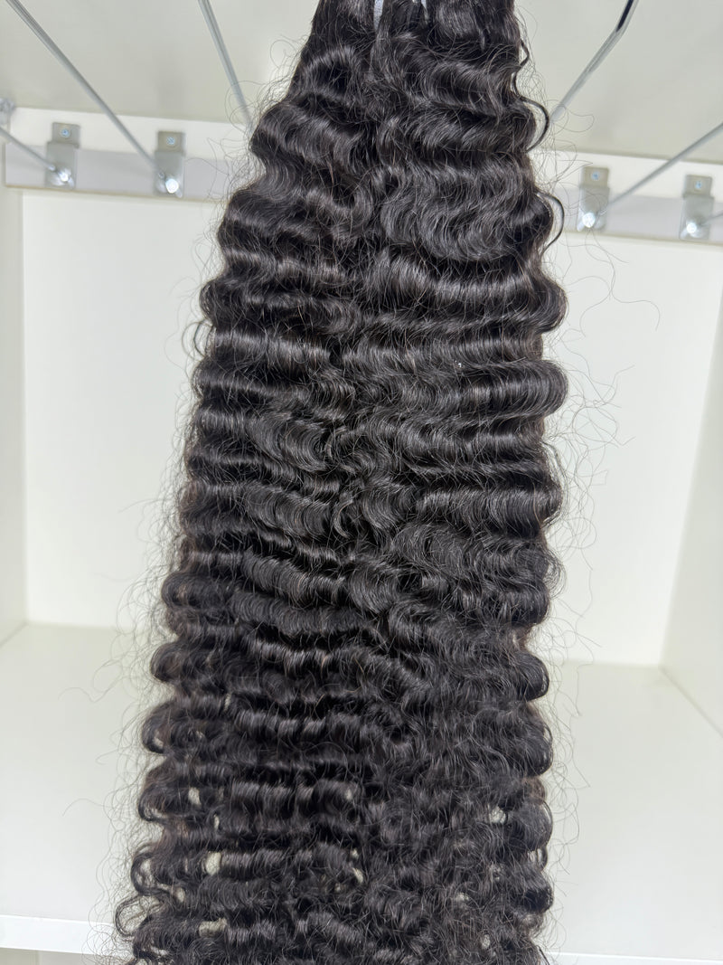 Raw Burmese Curls Weft Extensions