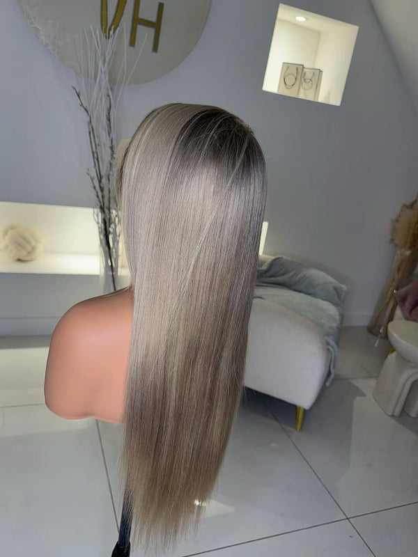 River – Blonde Straight 13x6 HD Lace Frontal Wig (26” Custom Unit)
