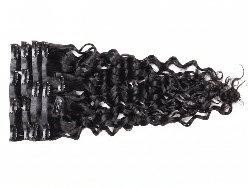 DVH Raw Seamless Loose Wave  Curly Clip In Extensions