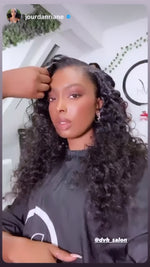 Virgin Loose Wave Curly Weft Extensions