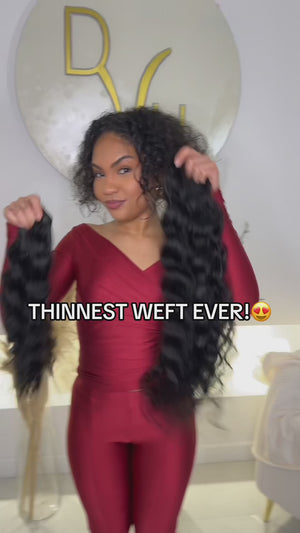 Raw Loose Wave Curly Genius Weft Extensions