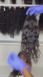Raw Natural Wave Weft Extensions