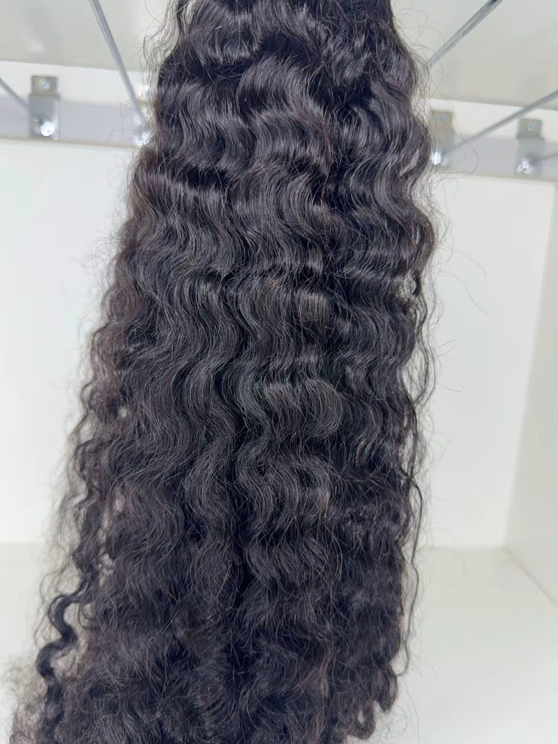 Virgin Burmese Curls Machine Weft Extensions