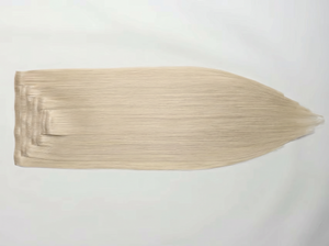 DVH Raw Seamless Blonde Straight Clip In Extensions